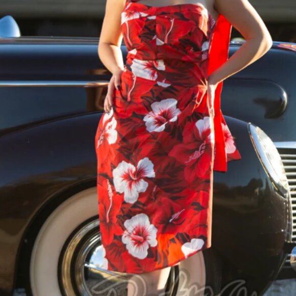 Boulevard Nights Tropica Wiggle Dress - Picture 3 of 3